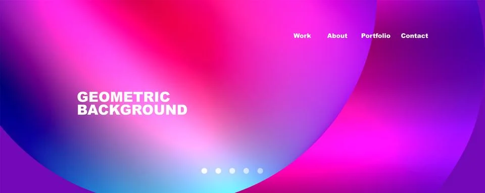 Trendy simple circle gradient abstract background. Vector Illustration For Stock Illustration