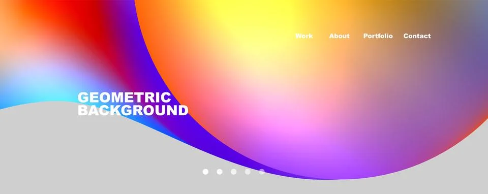 Trendy simple circle gradient abstract background. Vector Illustration For Illustrazione stock