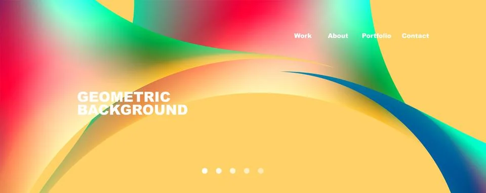 Trendy simple circle gradient abstract background. Vector Illustration For Illustrazione stock