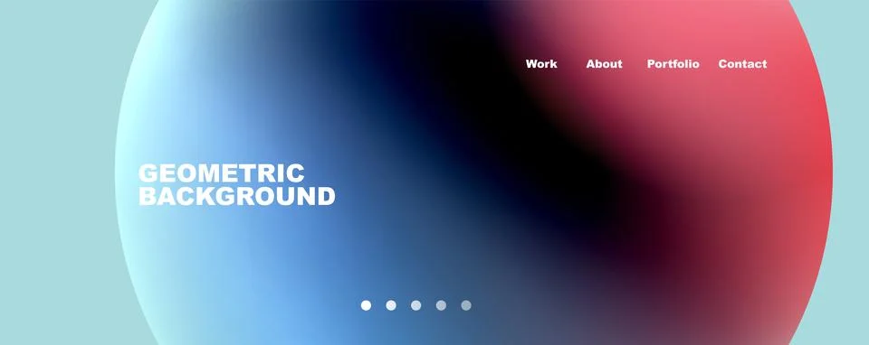 Trendy simple circle gradient abstract background. Vector Illustration For Stock Illustration