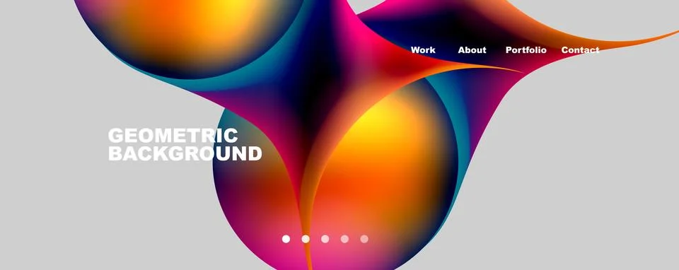 Trendy simple circle gradient abstract background. Vector Illustration For Illustrazione stock