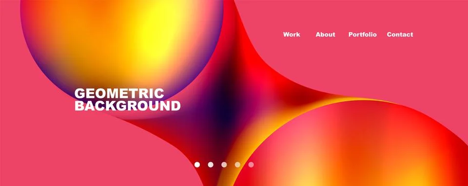 Trendy simple circle gradient abstract background. Vector Illustration For Illustrazione stock