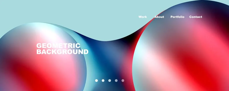 Trendy simple circle gradient abstract background. Vector Illustration For イラスト素材