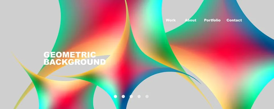 Trendy simple circle gradient abstract background. Vector Illustration For Illustrazione stock