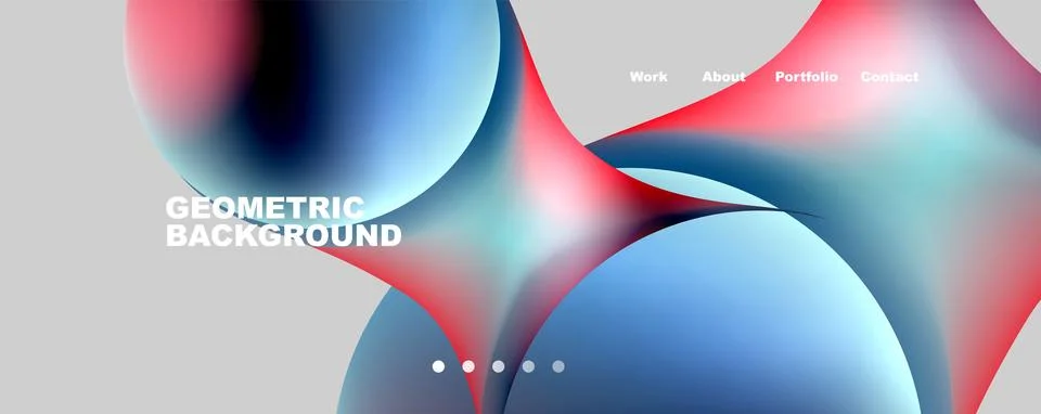Trendy simple circle gradient abstract background. Vector Illustration For Illustrazione stock
