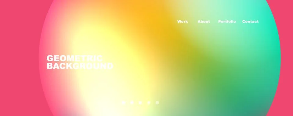 Trendy simple circle gradient abstract background. Vector Illustration For Stock Illustration