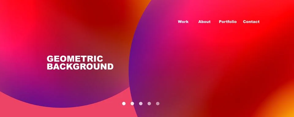 Trendy simple circle gradient abstract background. Vector Illustration For Illustrazione stock