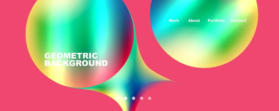 Trendy simple circle gradient abstract background. Vector Illustration For Illustrazione stock