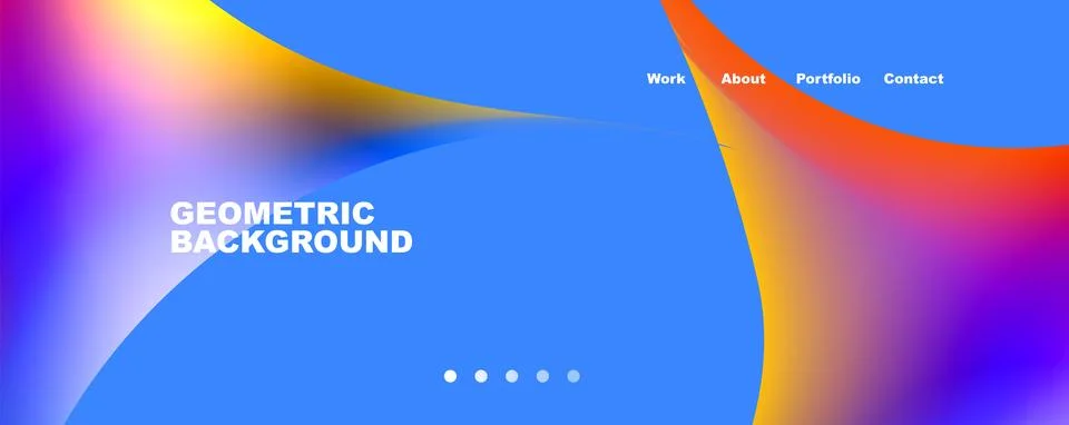 Trendy simple circle gradient abstract background. Vector Illustration For Illustrazione stock