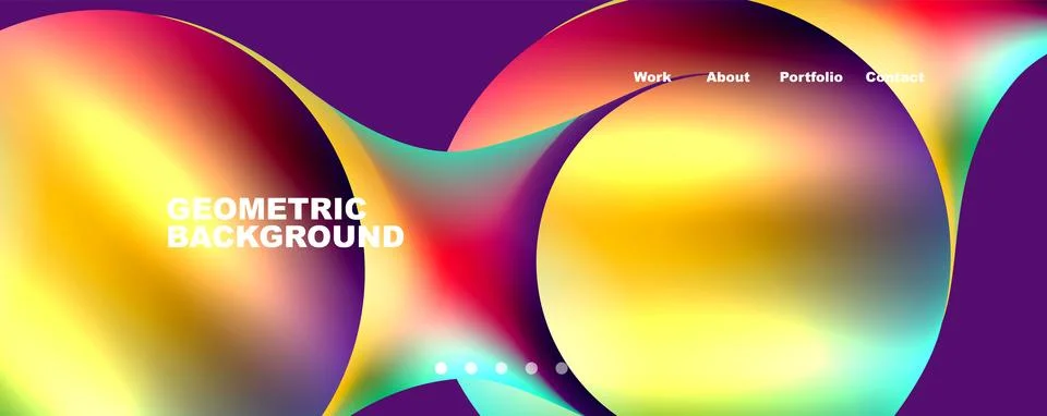 Trendy simple circle gradient abstract background. Vector Illustration For Stock Illustration