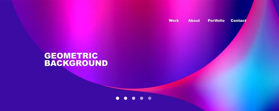 Trendy simple circle gradient abstract background. Vector Illustration For Stock Illustration
