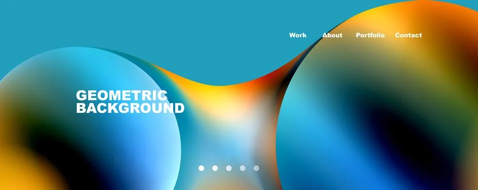 Trendy simple circle gradient abstract background. Vector Illustration For Stock-Illustration