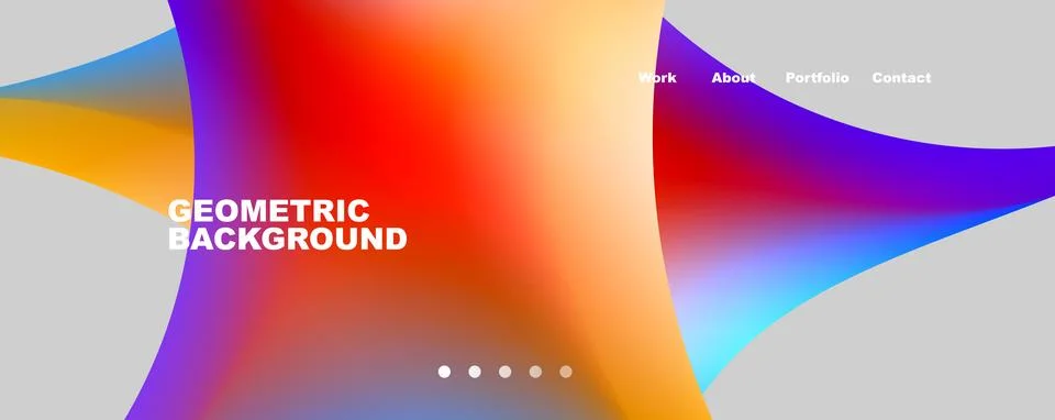 Trendy simple circle gradient abstract background. Vector Illustration For Stock-Illustration