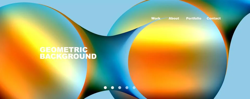 Trendy simple circle gradient abstract background. Vector Illustration For Illustrazione stock