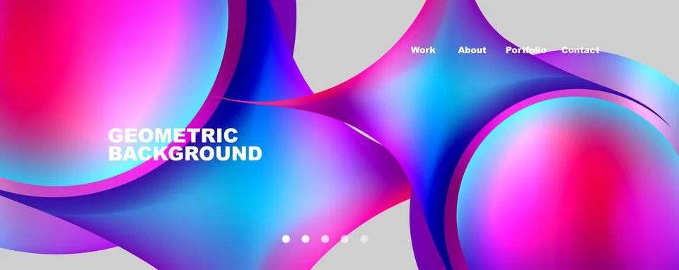 Trendy simple circle gradient abstract background. Vector Illustration For Illustrazione stock