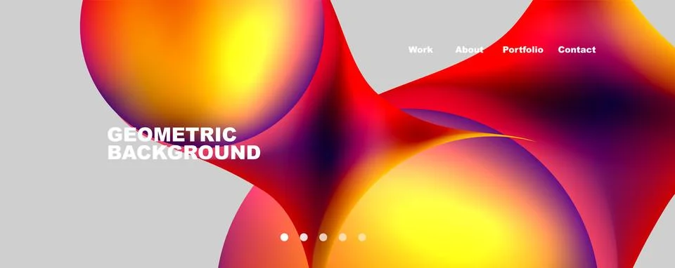 Trendy simple circle gradient abstract background. Vector Illustration For イラスト素材