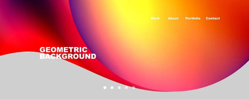 Trendy simple circle gradient abstract background. Vector Illustration For Illustrazione stock