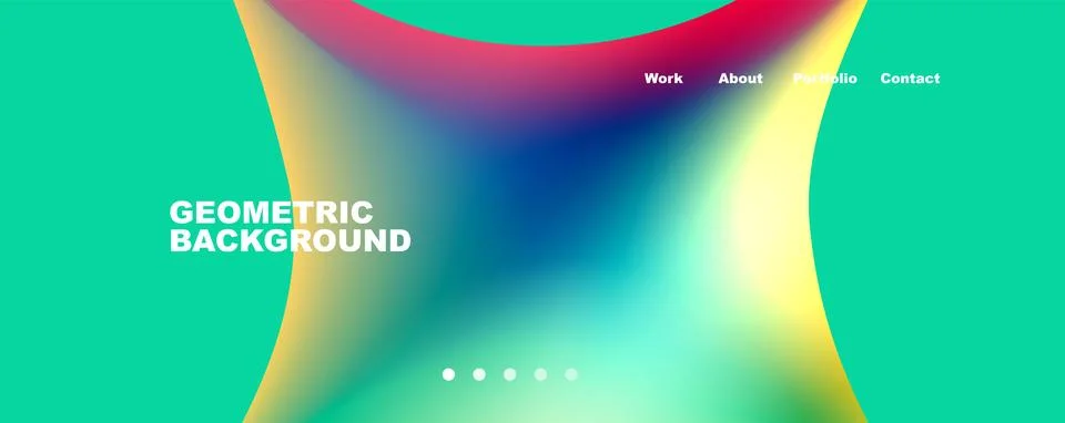 Trendy simple circle gradient abstract background. Vector Illustration For Stock Illustration