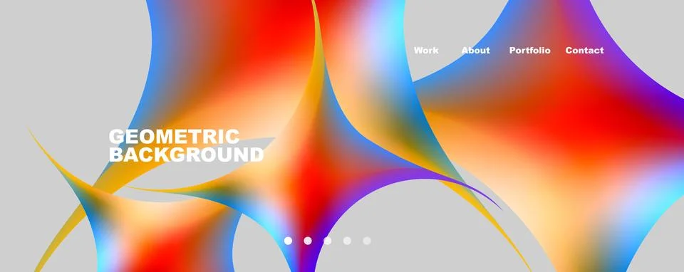 Trendy simple circle gradient abstract background. Vector Illustration For Stockillustratie