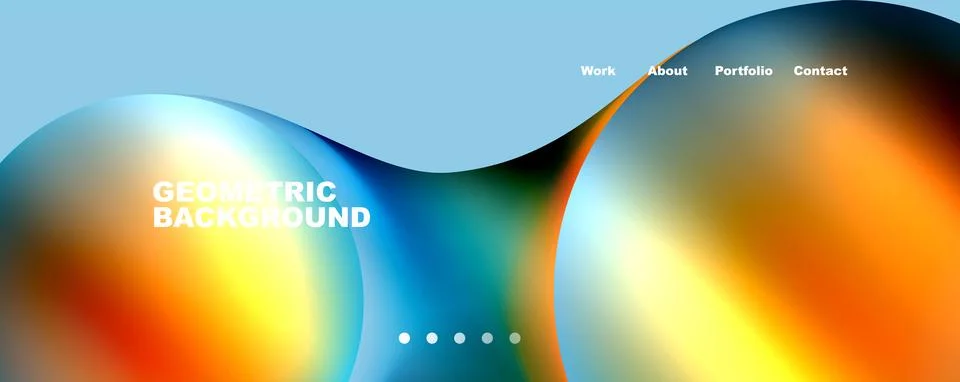 Trendy simple circle gradient abstract background. Vector Illustration For Illustrazione stock