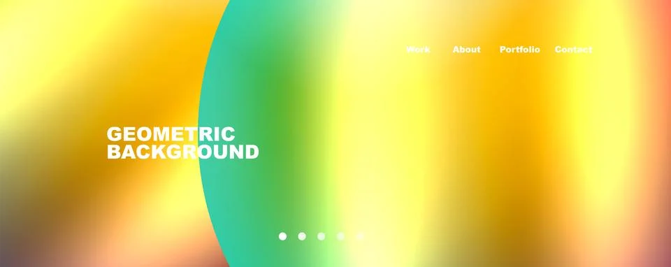 Trendy simple circle gradient abstract background. Vector Illustration For Illustrazione stock