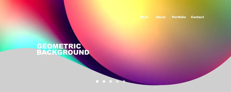 Trendy simple circle gradient abstract background. Vector Illustration For Illustrazione stock