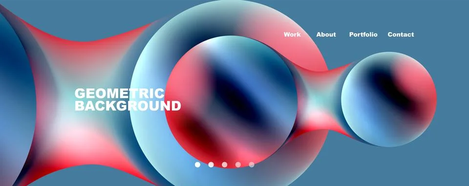 Trendy simple circle gradient abstract background. Vector Illustration For Illustrazione stock