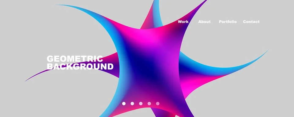 Trendy simple circle gradient abstract background. Vector Illustration For Illustrazione stock