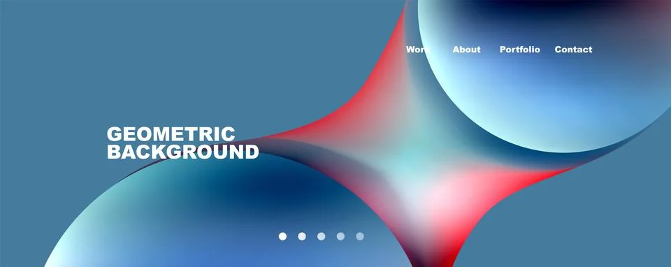 Trendy simple circle gradient abstract background. Vector Illustration For Illustrazione stock