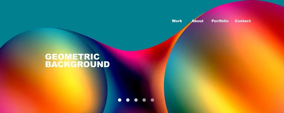 Trendy simple circle gradient abstract background. Vector Illustration For Stock Illustration