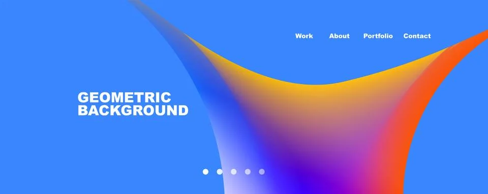 Trendy simple circle gradient abstract background. Vector Illustration For Illustrazione stock