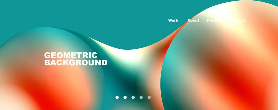 Trendy simple circle gradient abstract background. Vector Illustration For Illustrazione stock
