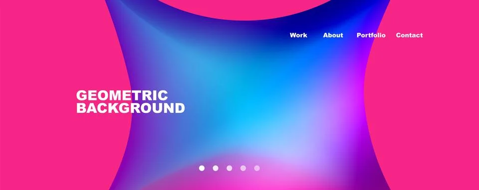 Trendy simple circle gradient abstract background. Vector Illustration For イラスト素材