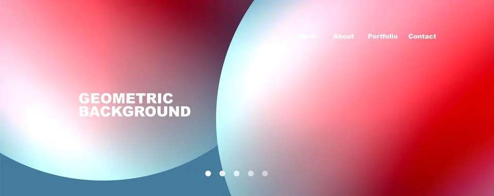 Trendy simple circle gradient abstract background. Vector Illustration For Stock Illustration