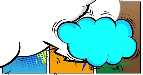 Trendy Simple comics pop art  background Stock Footage 312912581