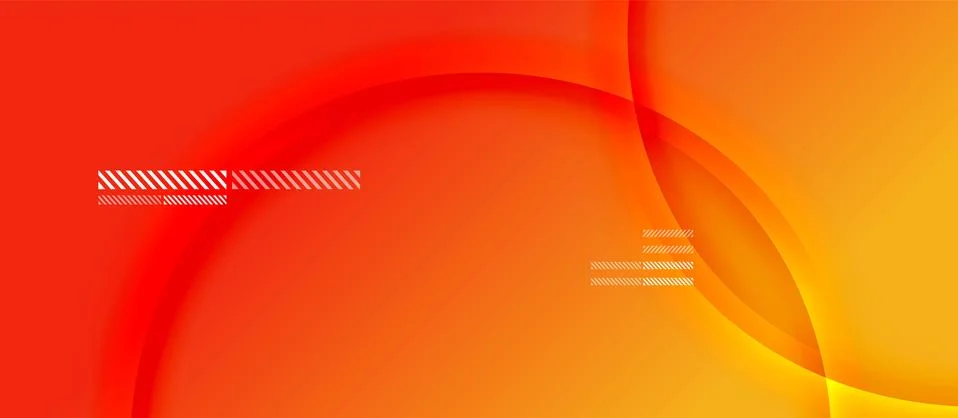 Trendy simple fluid color gradient abstract background with dynamic wave shadow Stock Illustration
