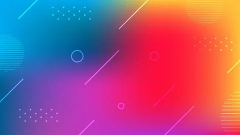 Trendy simple fluid color gradient creative abstract modern background. Vecto Stock Illustration