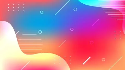 Trendy simple fluid color gradient creative abstract modern background. Vecto Stock Illustration