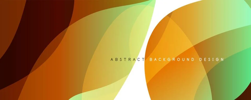 Trendy simple fluid color gradient abstract background with dynamic wave line イラスト素材