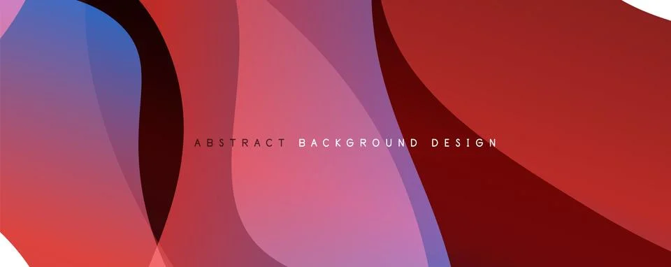 Trendy simple fluid color gradient abstract background with dynamic wave line Illustrazione stock
