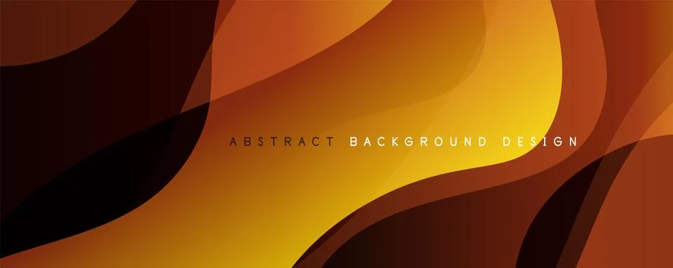 Trendy simple fluid color gradient abstract background with dynamic wave line Stock Illustration