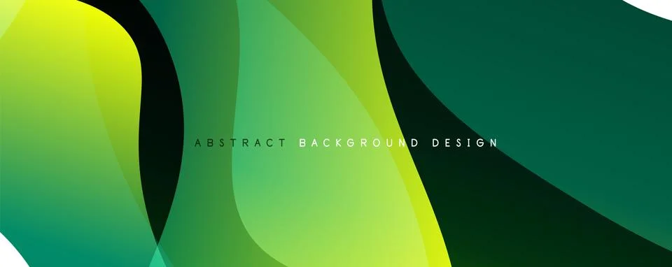 Trendy simple fluid color gradient abstract background with dynamic wave line Illustrazione stock