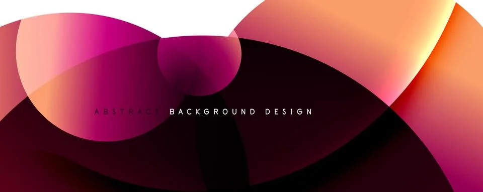 Trendy simple fluid color gradient abstract background. Mixing of colors and Stock Illustration