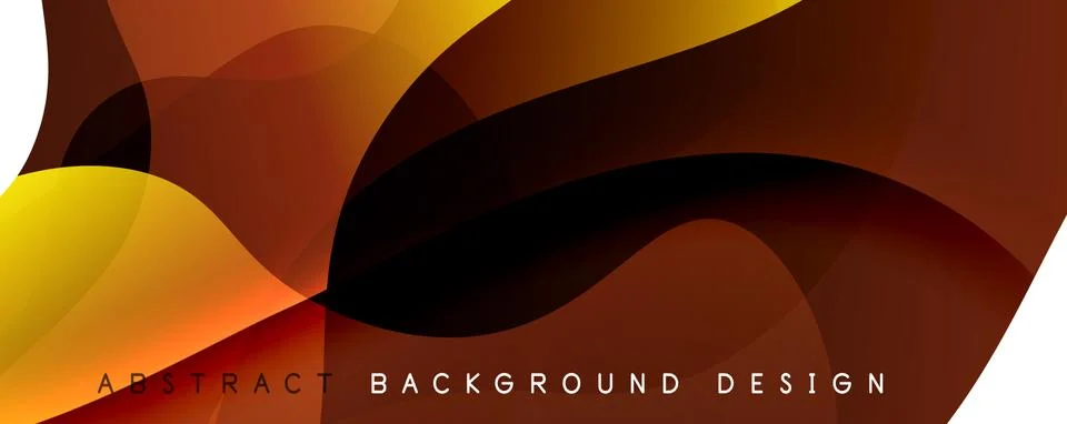 Trendy simple fluid color gradient abstract background with dynamic wave line Illustrazione stock