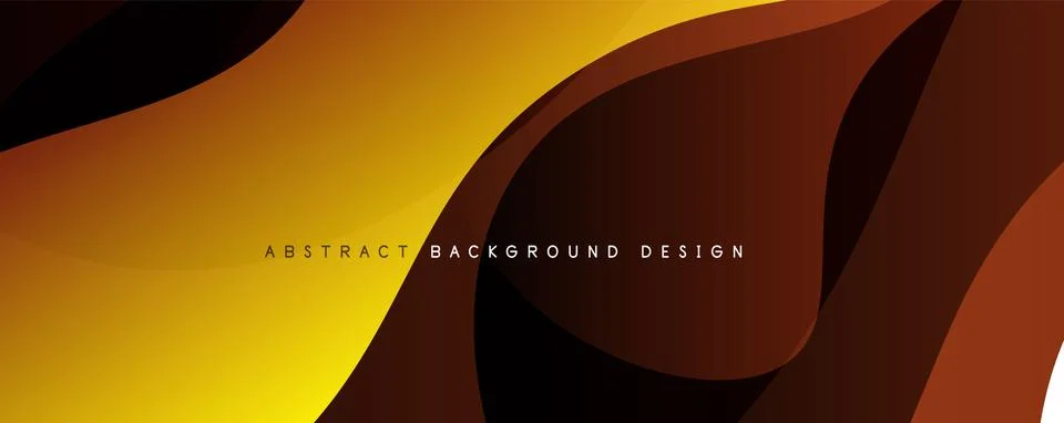 Trendy simple fluid color gradient abstract background with dynamic wave line Stock Illustration