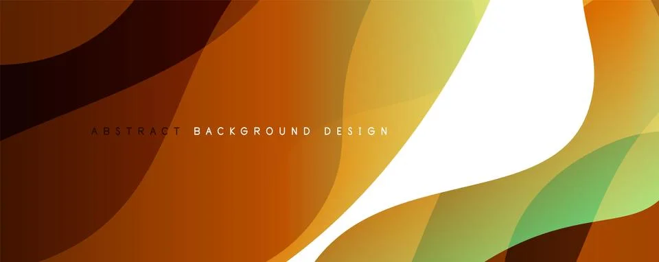 Trendy simple fluid color gradient abstract background with dynamic wave line イラスト素材