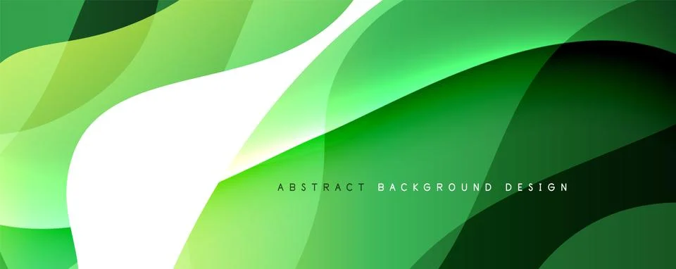 Trendy simple fluid color gradient abstract background with dynamic wave line イラスト素材