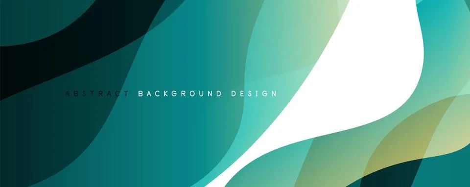 Trendy simple fluid color gradient abstract background with dynamic wave line Illustrazione stock