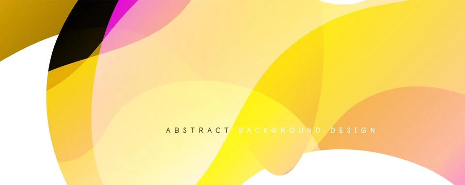Trendy simple fluid color gradient abstract background with dynamic wave line Illustrazione stock