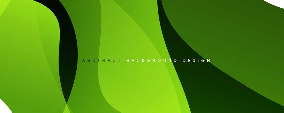 Trendy simple fluid color gradient abstract background with dynamic wave line Illustrazione stock